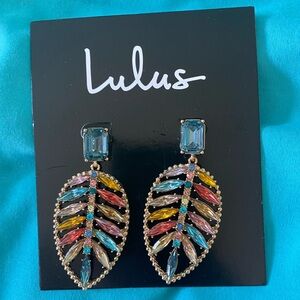 Lulus tropical earrings